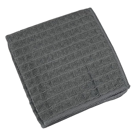 1 Pc Microfiber Cleaning Cloth Microfiber Towels for Cars, Ultra Absorbent Car Washing Cloth, Lint Free Streak Free Cleaning Rags for Car, Kitchen, and Window, 11.81x11.81 Inch, Dark Gray