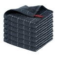 thumbnail image 1 of 1 Pc Microfiber Dish Cloth Set Soft and Super Absorbent 12x12 Inch Home Kitchen Hand Towels Super Soft Absorbent Quick Drying Dish Rags for Washing Dishes, Dark Gray, 1 of 4