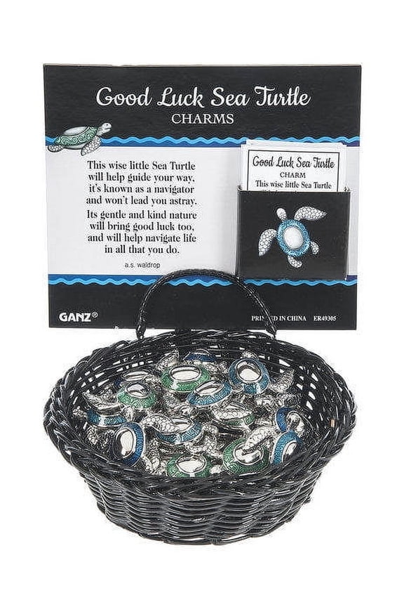 1 Pc Midwest-Cbk Good Luck Sea Turtle Charm-Blue (Er49305)