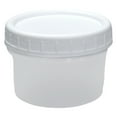 thumbnail image 1 of 1 Pc Mini Deli Containers, Airtight Freezer Containers with Lids, Stackable Plastic Food Storage Container, Top Twist on Lids, Reusable 1 Cup Meal Prep Bowls, Dishwasher Safe, White 120ml, 1 of 8
