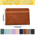 thumbnail image 1 of 1 Pc Mini Faux Leather Pocket Notebooks Soft Cover Journal Notebooks Lined Pages Small Journal Notebooks Mini Notebook Pocket Notepad for Work Writing Travel Office Daily Notes, 4.3"x3", Brown, 1 of 5