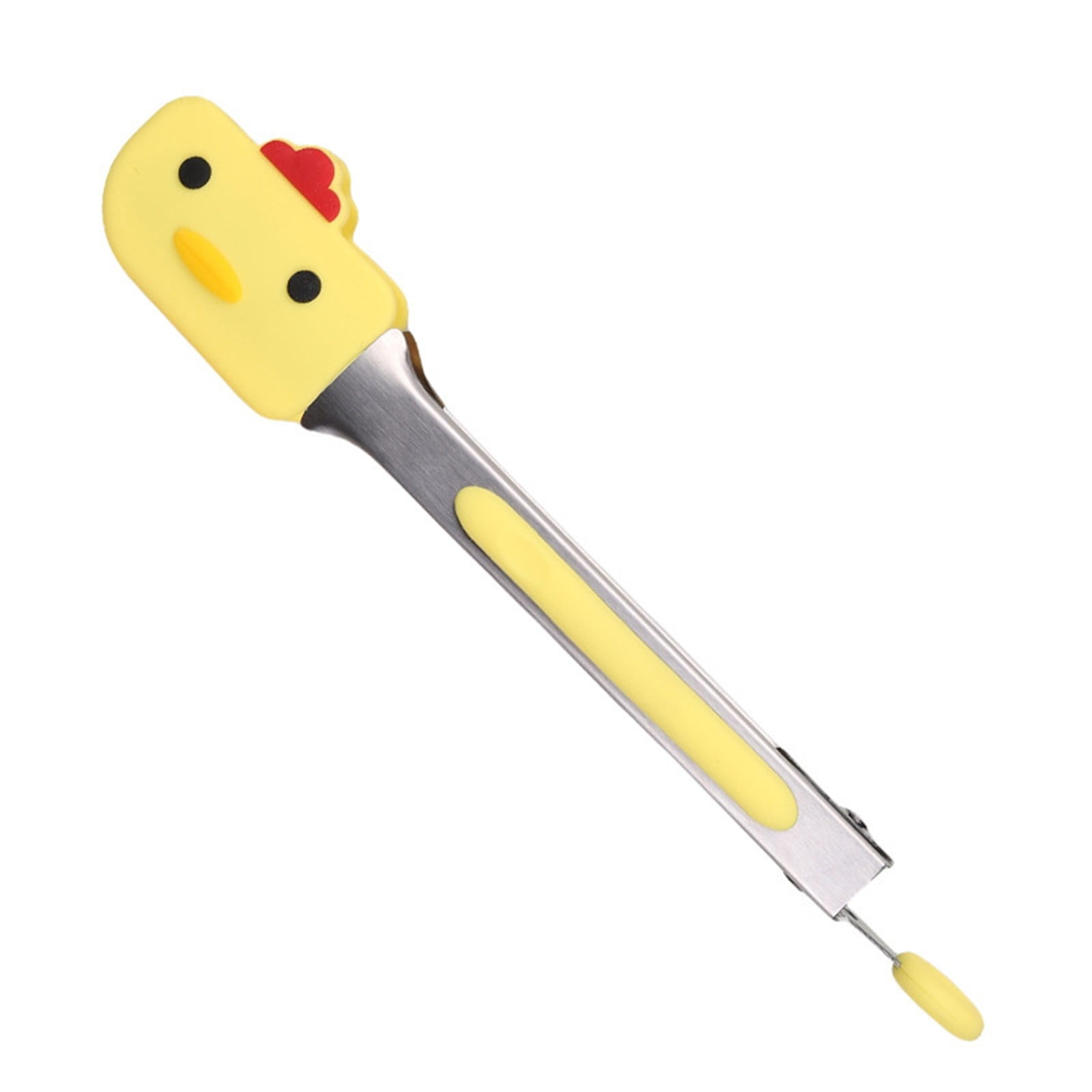 1 Pc Mini Kitchen Tongs with Silicone Tips, 8×1.6 inch Adorable Cartoon ...