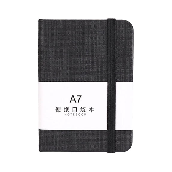 1 Pc Mini Notebooks Ruled Paper, Travel Journal Pocket Notebook Hardcover Paint Writing Notebook with Lined Pages, Diary Memo Planner, 3.15x4.41 inches, for Work Office