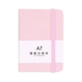 thumbnail image 1 of 1 Pc Mini Notebooks Ruled Paper, Travel Journal Pocket Notebook Hardcover Paint Writing Notebook with Lined Pages, Diary Memo Planner, 3.15x4.41 inches, for Work Office, 1 of 9