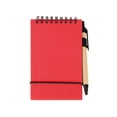 thumbnail image 1 of 1 Pc Mini Pocket Notebook with Pen Top Spiral Notebook Blank Page Journal Steno Pad Pocket Sketchbook Blank Drawing Notepad Memo Steno Note Pad for Work Office Travel, 5.83"x3.62", Red, 1 of 9