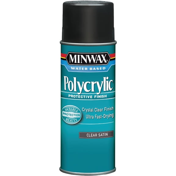 Minwax Polycrylic Protective Clear Satin Wood Finish, 11.5 oz