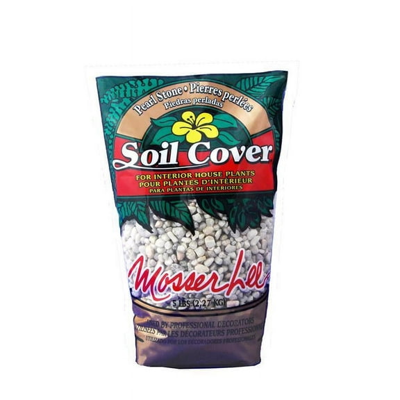 1 Pc, Mosser Lee White Pearl Stone Soil Cover 5 Lb