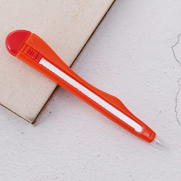 1 Pc Multi-Tool Pen 2-in-1 Ballpoint Pen with Utility Knife Plastic for Daily Writing Package Opening One Size, Clearance(Multicolor) Clearance Sale!