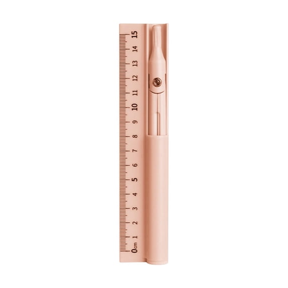 1 Pc Multifunctional Compasses Drawing Ruler Tool, Refillable Circle Drawing Tool, Geometry Drafting Implement, Compasses with Ruler & Extension Leg, Lockable Sketching Gauge, Pink