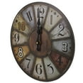 1 Pc Mute Wall Clock Retro Wall Hanging Clock European Style Wall Clock