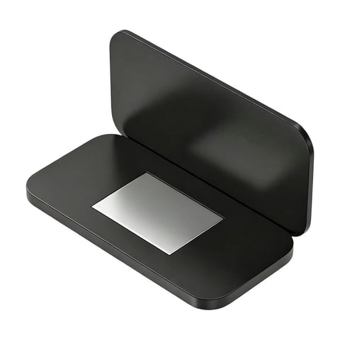 1 Pc No Drill Cabinet Door Magnet, Metal Magnetic Drawer Closure with Thin Adhesive Catch, Door Magnetic Catches for Kitchen, Pantry, 1.57x0.79 inch