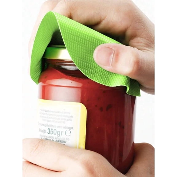 1 Pc Non-Slip Rubber Bottle Opener Pad - Multifunctional & Easy To Use - New