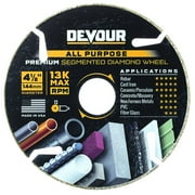 NuTek Devour 4-1/2 in. D Diamond Segmented Cutting Wheel