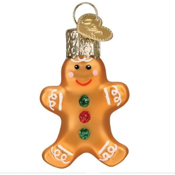 1 Pc Old World Christmas Mini Gingerbread Man Gumdrop Ornament (87003)