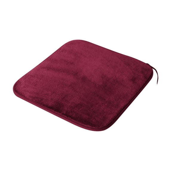 1 Pc Outdoor Garden Chair Seat Cushion, Non-Slip Cotton Strap Chair Pad, Soft Comfortable Seat Cushion for Patio Stool Dining Room, One Size, Red
