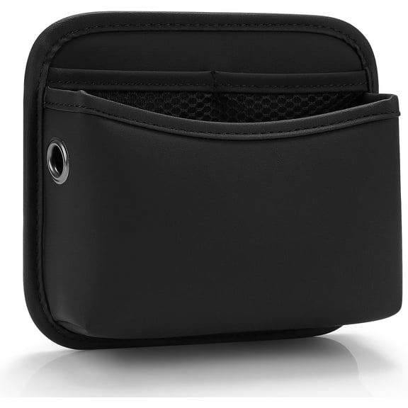 1 Pc PU Leather Car Seat Side Pocket Organizer Pouch Console Window Phone Sunglasses Holder