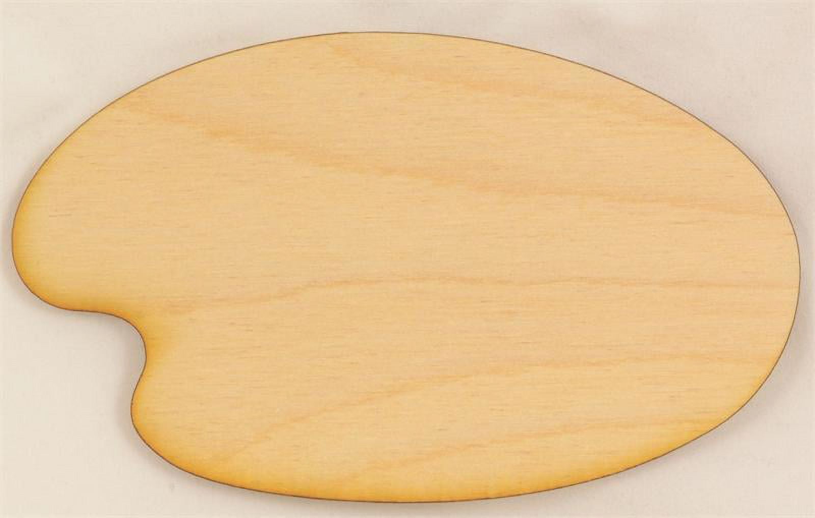 1 Pc, Painters Palette Wood Cutout Perfect For Art Projects
