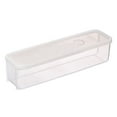 thumbnail image 1 of 1 Pc Pasta Storage Containers with Lid, Airtight Spaghetti Noodle Holder Rectangular Chopstick Storage Box Sealed Noodle Canisters for Refrigerator, Kitchen Pantry, 11.81x3.14x3.14 Inch, White, 1 of 4