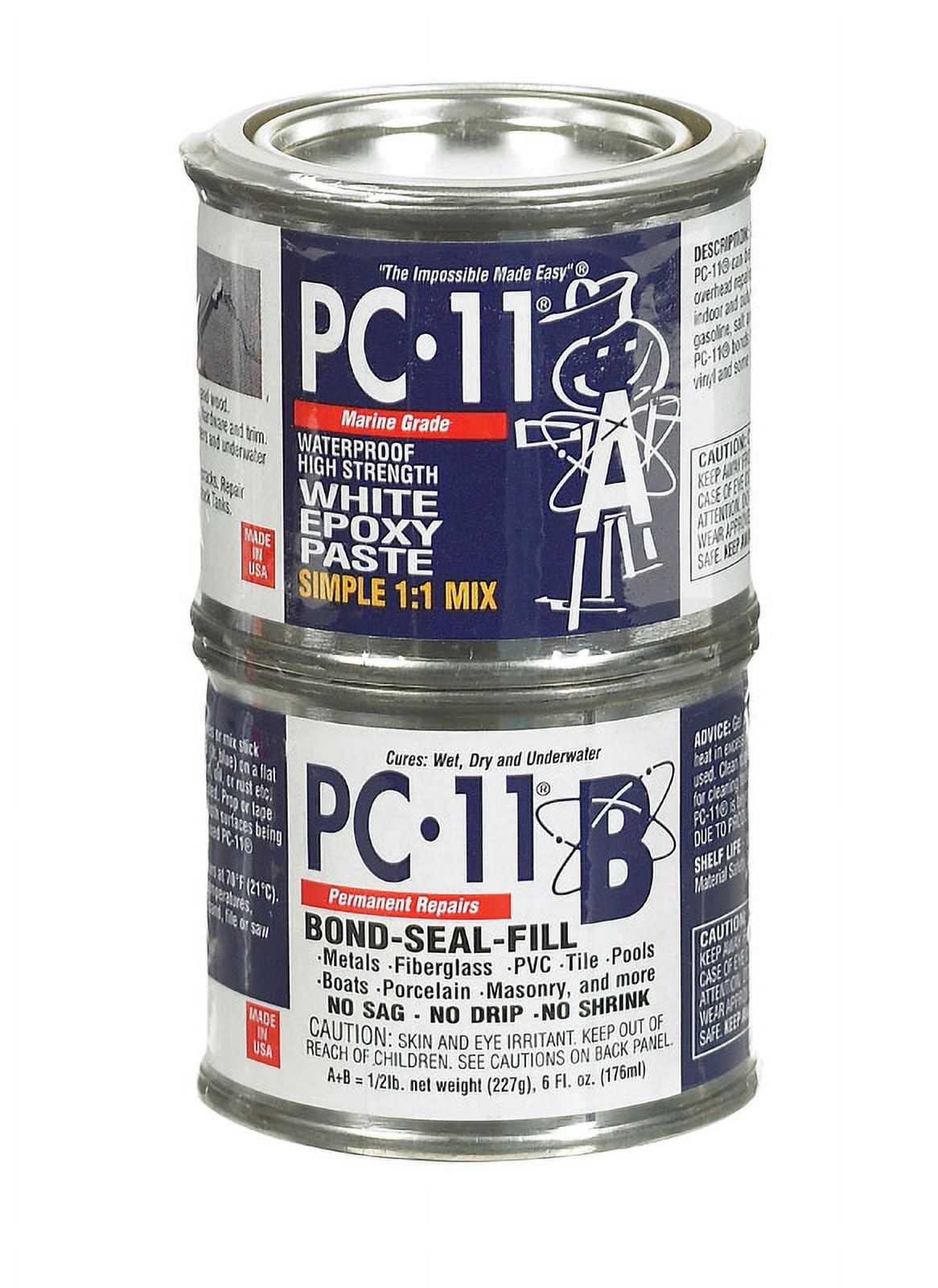 1 Pc, Pc-11 Marine All Purpose High Strength Epoxy 6 Oz