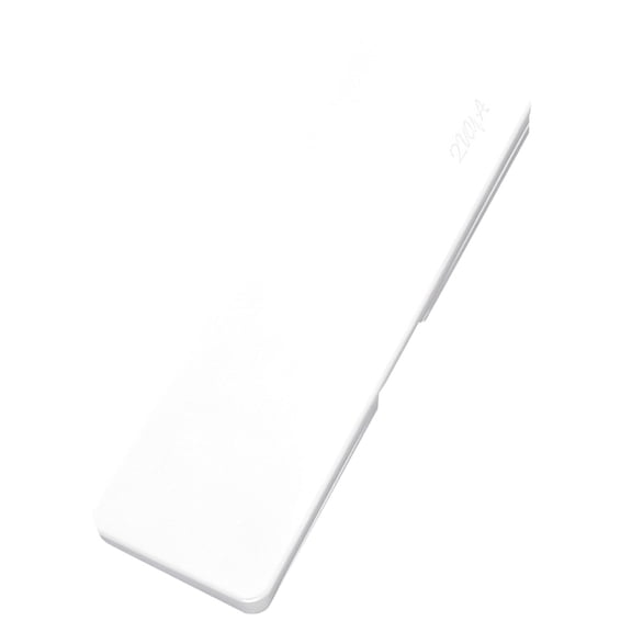 1 Pc Pencil Box Large Capacity Plastic Pencil Case Boxes Hard Pencil Case Crayon Box with Snap-tight Lid Plastic Pencil Boxes Supply Boxes, 7.6 Inch, White