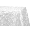 thumbnail image 1 of 1 Pc, Pinchwheel 90"X132" Rectangular Tablecloth - White For Weddings, Birthday Celebrations, Special Occasions, 1 of 1