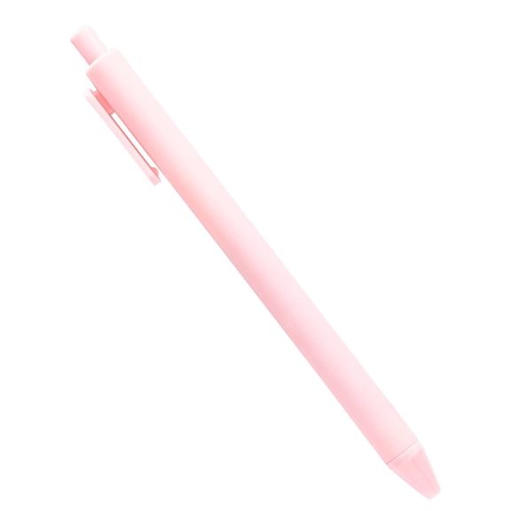 1 Pc Plastic Ballpoint Pen, Retractable Ballpoint Pens, Medium Point 1mm Ballpoints with Super Soft Grip for Smooth Writing, No Bleed Ink Pens Clear Lines, Office Supplies, 5.67 Inch