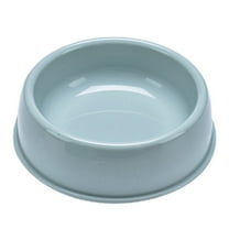 1 Pc Plastic Dog Bowls,Food Dishes & Water Bowl for Dogs, Cats or Other Small Animals Bulldog Bowl Anti-Slip Dog Cat Dish Dog Bowl Pet Sterile Pet Feeder, Blue