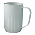 thumbnail image 1 of 1 Pc Plastic Drinking Cup with Handle Unbreakable Plastic Mug Coffee & Milk Mug Reusable Dishwasher Safe Hard Drinking Cup for Kitchen Outdoor, 3.93x2.75 Inch, Light Green, 1 of 2