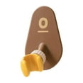 thumbnail image 1 of 1 Pc Plastic Shower Head Holder Strong Adhesive No Drilling Wall Mount Adjustable Handheld Showerhead Bracket for RV Bathroom Shower, 2.75x2.36x4.72 Inch, Brown, 1 of 4