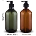 thumbnail image 1 of 1 Pc Plastic Soap Dispenser,Pump Bottle 17oz/500ml Empty Refillable Lotion Pump Dispenser Shampoo Bottles Containers with Pump Multipurpose for Cosmetic Kitchen Bathroom, Green, 1 of 9