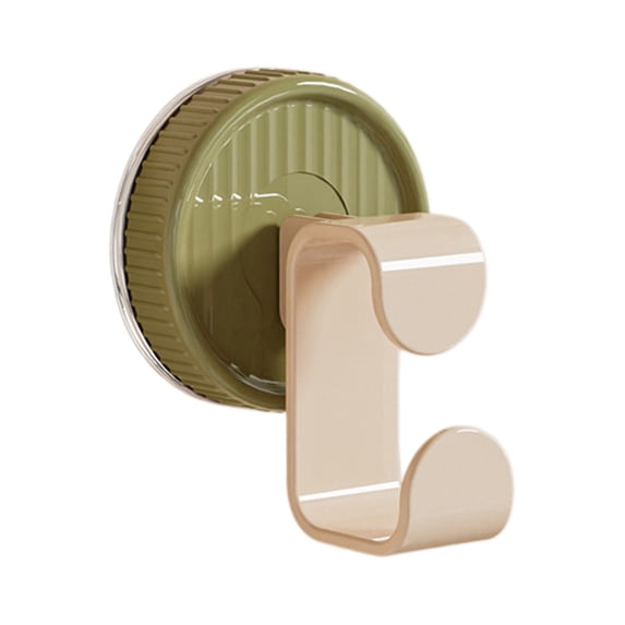 1 Pc Plastic Suction Cup Hooks for Shower, Removable Towel Hooks for Bathroom Window Glass Door Wall, Bath Looafh Wall Hooks, Drill-Free Suction Cup Hooks for Hanging, 2.36 x 3.22 inch
