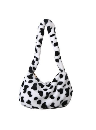 Plush Cow Purse
