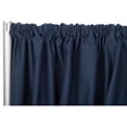 thumbnail image 1 of 1 Pc, Poly Premier Fire Retardant (Fr) 10Ft H X 60" W Drape/Backdrop - Navy Blue(Machine Washable Cold & Low Heat) For Upcoming Wedding, Birthday, Shower, Tradeshow, 1 of 1
