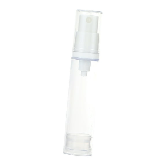1 Pc Portable Airless Pump Spray Bottle for Travel Outdoors Gym 10ml 0.34oz White