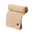 thumbnail image 1 of 1 Pc Portable Heating Blanket Shawl, Women's Heating Shawl,Portable Soft Zipper Electric Heated Blanket Shawl,Outdoor Wearable Wireless Electric Blanket, 59.05"x31.49", Beige, 1 of 7
