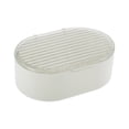 thumbnail image 1 of 1 Pc Portable Soap Dish Double Layer Clear Soap Dish for Bathroom 5.91"x4.33"x2.17", 1 of 6