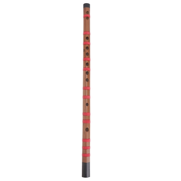OUNONA Lightweight Wooden Chinese Flute for Beginners, Kids & Adults with Carrying Case - Easy Play Traditional Musical Instrument