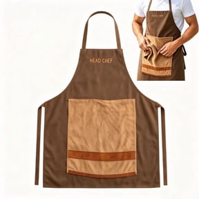 1 Pc Prank Sneaky Chef Apron with Attached Towel, Adjustable Funny Cooking BBQ Apron Novelty Gift for Men Grilling Kitchen Use