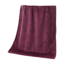 1 Pc Premium Hand Towels - Quick Drying - Microfiber Coral Velvet Highly Absorbent Towels - Multipurpose Use as Hotel, Bathroom, Shower, Spa, Hand Towel, 29.5x13.8 Inch, Wine Red