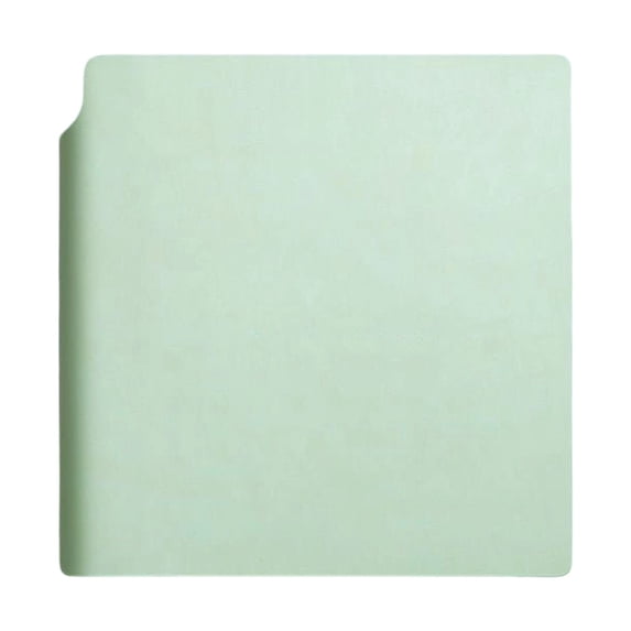 1 Pc Pocket Notebook Small Blank Book Sketchbooks Bleedproof Paper Journal Thickened Notebook Thick Soft PU Leather Notebook for Writing Journaling Note Taking Drawing, 4.13"x4.13", Light Green