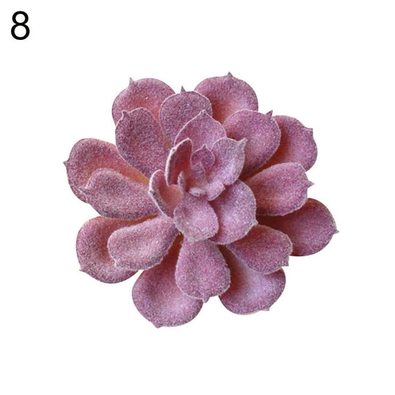 1 Pc Purple Succulent Artificial Plant | Ideal for Home Office Desktop Decor - DIY Bonsai Flower Kit
