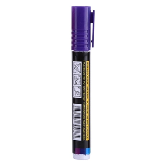1 Pc Queen Bee Marking Pen 5.11", Safe Non-Toxic Beekeeping Paint Marker with Pocket Clip, Quick-Dry Apiary Identification Tool for Hive Tracking, Purple