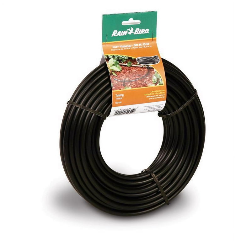 Rain Bird Plastic Drip Irrigation Tubing 1/4 in. D X 100 ft. L Rain Bird Plastic Drip Irrigation Tubing 1/4 in. D X 100 ft. L