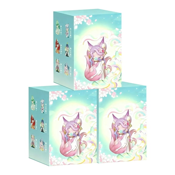 1 Pc Random Mystery Box Surprise Collectible Figure, Ultra-Cool Designer Toys For Trendsetters, Limited-Edition 3D Handheld Dolls For Collection Gift Idea Unbox The Unexpected