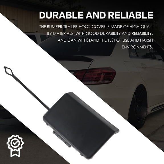 1 Pc Rear Bumper Tow Hook Cap Fit for 2010-2013 Mercedes Benz E Class W212
