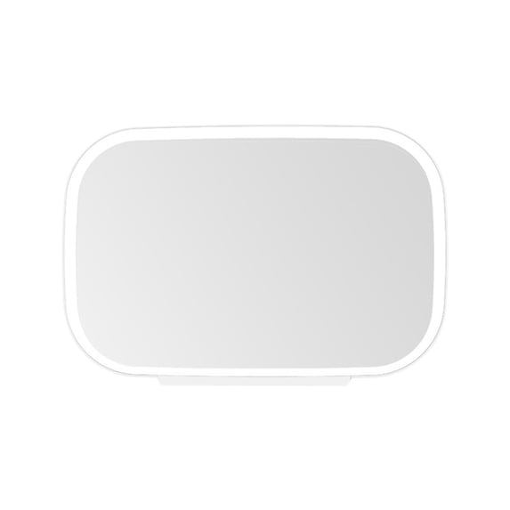 1 Pc Rechargeable LED Car Vanity Mirror — 3 Light Modes, HD Touchscreen Sun Visor Makeup Mirror with USB Cable for Travel()