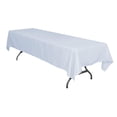 thumbnail image 1 of 1 Pc, Rectangular Polyester Tablecloth 60"X126" - Dusty Blue For Weddings, Trade Shows, Showrooms, Events, 1 of 1