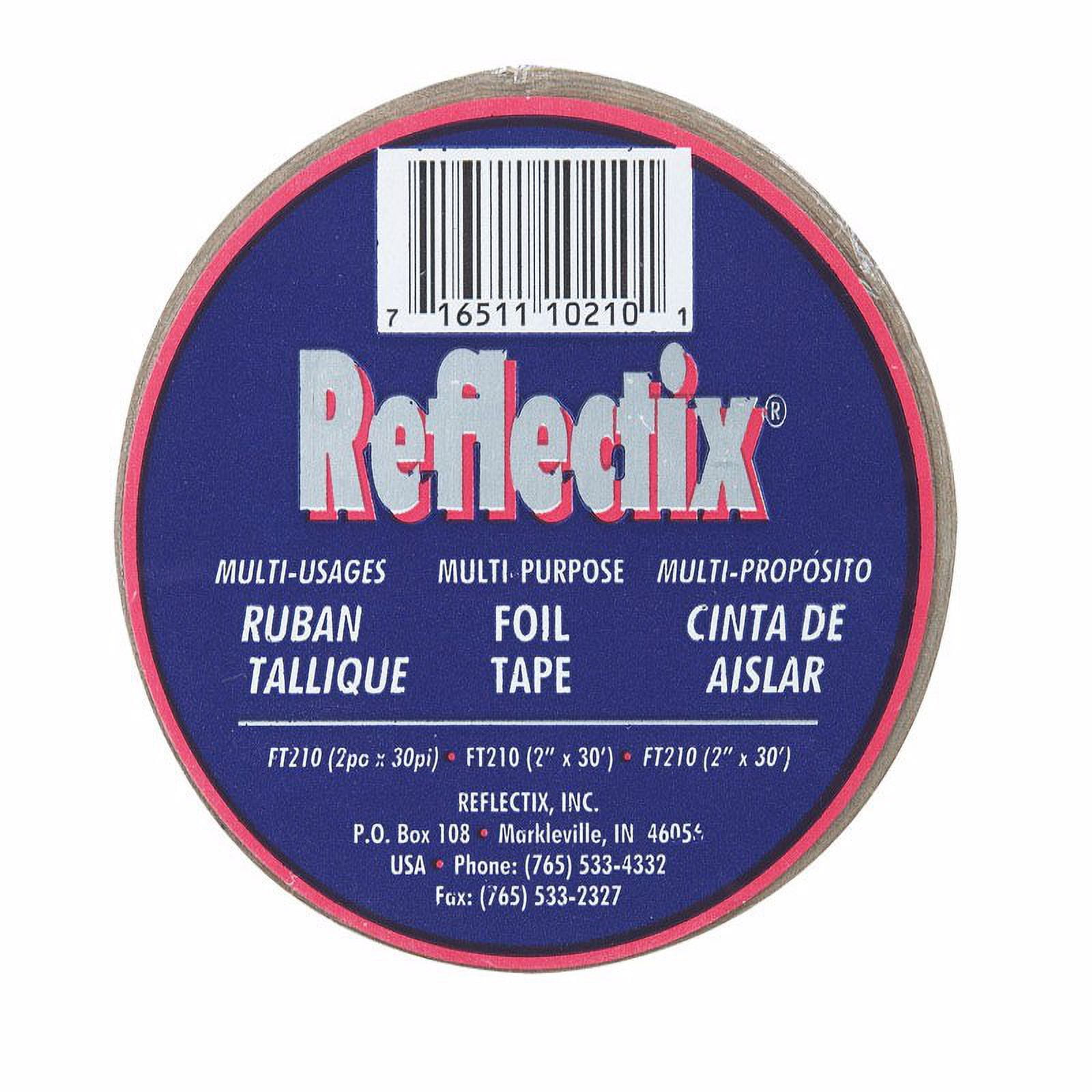 Reflectix 2 in. W X 30 ft. L Reflective Radiant Barrier Foil Tape Insulation Roll Reflectix 2 in. W X 30 ft. L Reflective Radiant Barrier Foil Tape Insulation Roll