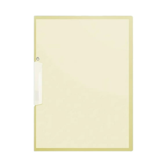 1 Pc Report Covers with Swing Clip,File Folder with Swing Clip,30 Sheets Capacity,Slide Locking Report Covers,Front Report Covers for Documents Presentation Resume Office,12.17''X9''(Yellow)