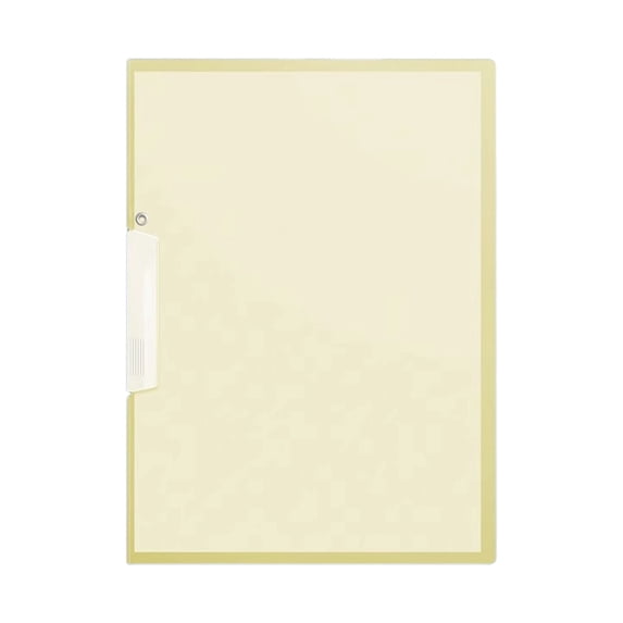 1 Pc Report Covers with Swing Clip,Waterproof File Folder,Slide Locking Report Covers,Letter Paper Size,30 Sheets Capacity,Report Covers for Documents Presentation,Resume,12.17''x9''(Yellow)
